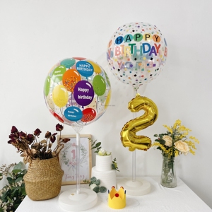 DIY Jumbo claro Bobo Ballon Globos De látex Globos De feliz cumpleaños decoración De fiesta De burbuja transparente globo - Product Image 5