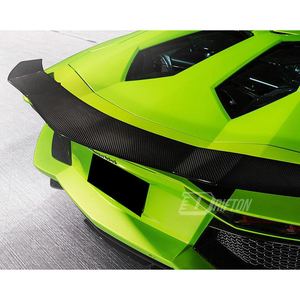 Alerón trasero de fibra de carbono estilo H-VST GT Wing para Lamborghini Aventador LP700 LP740 LP750 2011-2021 - Product Image 4