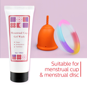 Gel de Lavado para Discos Menstruales 100% Natural de Marca Privada, Producto de Higiene Íntima, Gel de Limpieza Vaginal, Gel de Lavado para Copas Menstruales - Product Image 1