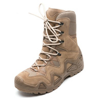 Botas Tácticas Negras para Hombre ZJFIT, Botas de Senderismo de Caña Alta, Antideslizantes, Resistentes al Desgaste, Deportivas, Impermeables para Invierno, de Gamuza y Cuero