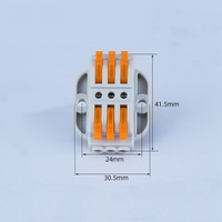 Ersetzen Sie KV223 02P 03P 04P 05P 06P 08P 20P 12P 24P 30P Schalttafel montierter Kabel-zu-Draht-Hebelmutter-Anschluss