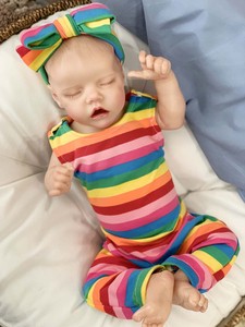 Poupée Reborn Berenguer Vinil Envio Free Rosalie Pratino, la moins chère, cadeau pour bébé, <span class=keywords><strong>pleure</strong></span>, <span class=keywords><strong>fait</strong></span> <span class=keywords><strong>pipi</strong></span>, Bordo, douce, poupée reborn - Product Image 2