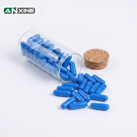 Prix d'usine OEM Coques de capsules vides en gélatine dure Taille 00 0 0 1 2 3 4 Personnalisées Bleues