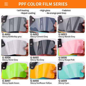 Tùy Chỉnh USA Chất Lượng Tph Màu Ppf Xe Bọc Vinyl Đầy Đủ Cơ Thể Xe Vinyl Gói Phim Màu Đỏ Màu Xanh Lá Cây Nardo Màu Xám Vinyl Bọc Cuộn Cho Xe - Product Image 3