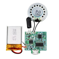Modulo Audio Registrabile USB con Sensore di Luce per Scatole Regalo/Cartoline d'Auguri, Chip Sonoro Personalizzabile, MP3 Programmabile USB con Sensore Luminoso