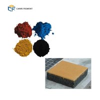 Pigment rouge en oxyde ferrique, pour ciment de peinture, 10g