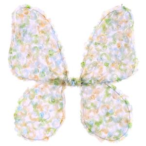 Alas de Ángel Bebé venta al por mayor negro flor encaje bordado mariposa alas 40*40cm fiesta Prop alas - Product Image 3