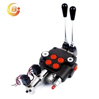 Vanne de commande directionnelle électro-hydraulique série P80 80L-Min à 2 bobines, commande sans fil, retour par ressort, personnalisée pour tracteur