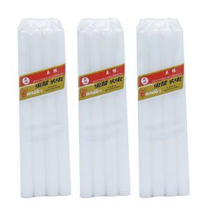 18g Angola-Bougie blanche du marché Luanada/<span class=keywords><strong>Lobito</strong></span> Vente en gros de bougies religieuses en bâton de cire de paraffine pour l'église orthodoxe Bougies Pâques - Product Image 1