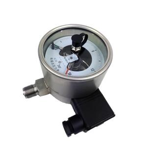 เซนรุ <span class=keywords><strong>SS304</strong></span> YBX-100ขนาด100มม. หน้าปัดเดียว16bar ด้านล่างเกจวัดความดันสัมผัสไฟฟ้า1/2NPT เธรดเชื่อมต่อ1.6 - Product Image 4