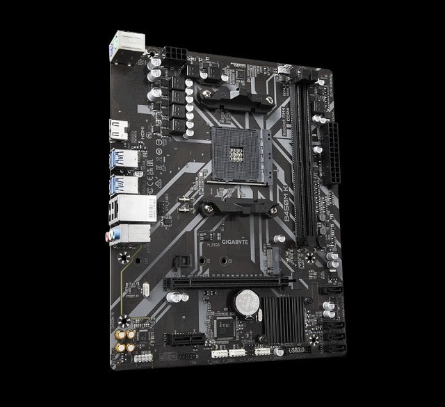 New GIGABYTE B450M K Desktop Motherboard R3 3200G with SATA Interface Integrated Graphics M.2 Ports