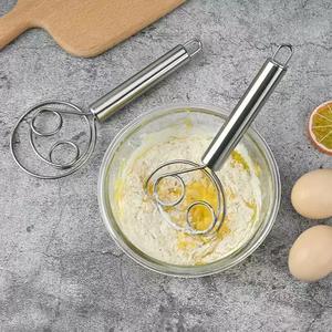 <span class=keywords><strong>Dr</strong></span>. Giant batidor de huevos de harina de acero inoxidable en forma de ojo único desechable horno seguro licuadora de masa herramienta de fideos para hornear Metal - Product Image 3