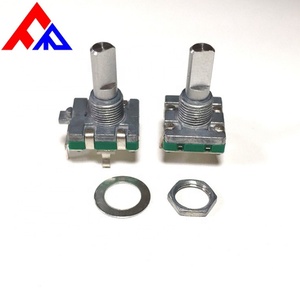 Encodeur rotatif incrémental Fanrui série ED16, 16 mm, 3 broches, axe métallique de 6 mm avec bague, sans interrupteur, options 12/18/24 impulsions - Product Image 3