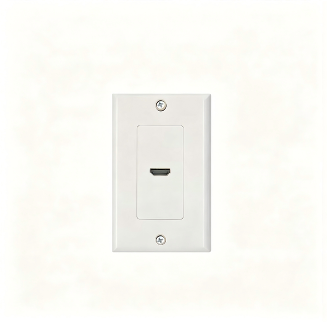 Brand New Designed Smooth Wall Plate with for Pigtail 2.0 Version for Laptop LED Camera Use
