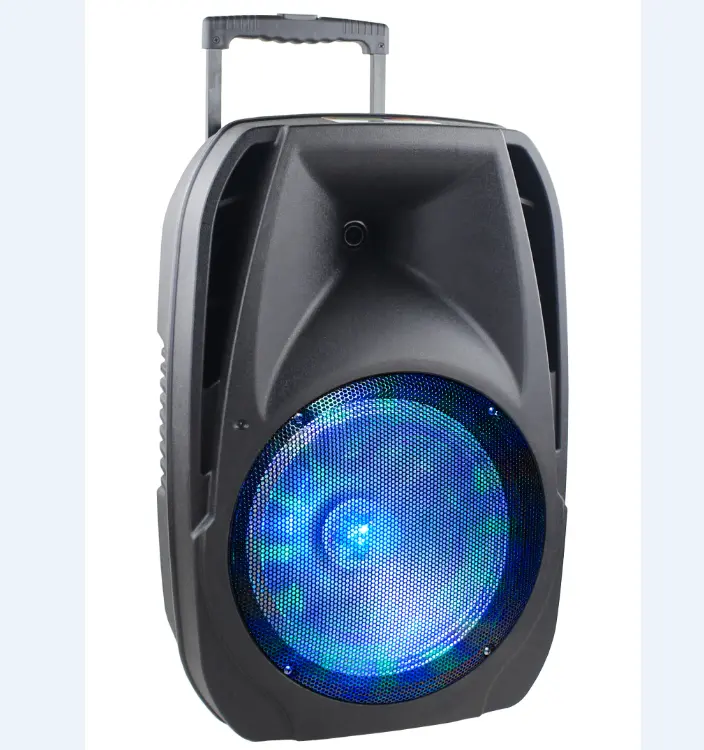 Temisheng-Altavoces EV de 12 pulgadas con batería grande, con controladores de rango completo, amplificador activo, altavoz inalámbrico con carrito de karaoke