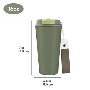 Wholesale 16oz Bpa Free Double Wall Vacuum Insulated Tumbler With Straw Tumblers Cups Wholesale Bulk