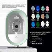 Scanner de peau faciale 3d Machine de diagnostic cutané Écran vertical Analyseur de peau faciale