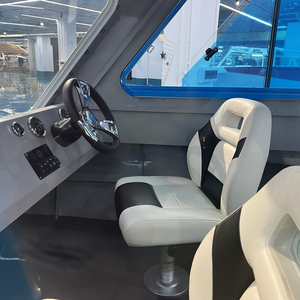 Piccola barca da <span class=keywords><strong>pesca</strong></span> in alluminio 18FT con motore fuoribordo nuova condizione cabina commerciale motoscafo dalla cina - Product Image 5