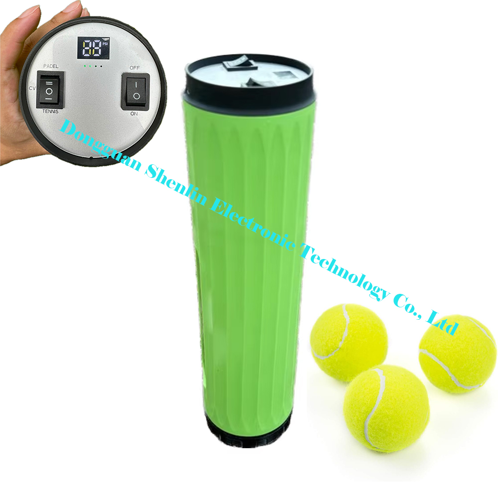 3-мячный контейнер второго поколения Электрический Теннисный/Padel Ball pressephizer пластиковый силиконовый 32*8,5 см настраиваемый цветной логотип