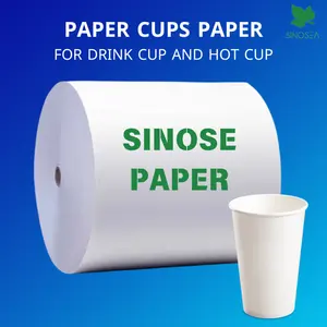 High Quality Raw Paper Cup Material Pe Coated Cup Stock Paper For Paper Cup