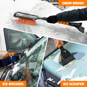 Extracteur de <span class=keywords><strong>pare</strong></span>-<span class=keywords><strong>brise</strong></span> en plastique métallique avec gant électrique Kult fenêtre lame en laiton cuivre voiture <span class=keywords><strong>grattoir</strong></span> à glace brosse à neige - Product Image 2