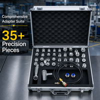 Ensemble de connecteurs de calibration de pression en acier inoxydable TC7000A, adaptateur de filetage universel pour jauge, outil pour système hydraulique