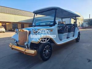 Auto Eléctrico Clásico Retro de 6 Plazas para Turismo, Batería de Litio de 72v, Velocidad de 30-40 km/h, Construcción de Acero Q235B - Product Image 5