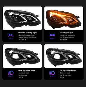 Modificación del conjunto de faros delanteros para <span class=keywords><strong>Mercedes</strong></span> Benz <span class=keywords><strong>Clase</strong></span> E W212 2010-2015, nueva luz diurna LED de baja elevación. - Product Image 4