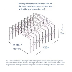 Tente de toit pliable pour voiture, imperméable, avec structure en acier et abri en PVC, 1500-2000 mm, une chambre, pour protection extérieure - Product Image 6