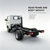 Truk Mini Kondisi Baru 4x2 Truk Mini Dump Pengiriman Perkotaan Truk Mini Kargo Diesel