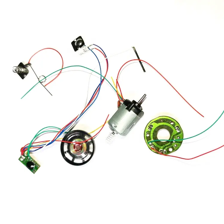 Circuit intégré OEM PCBA, carte de pistolet de jouet de musique, reconnaissance vocale IC, couleur intelligente, lumière LED, jouets PCB
