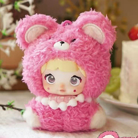 Authentique Nommi 4ème génération riz bébé peluche série mignon poupée boîte aveugle poupée sac pendentif femme cadeau d'anniversaire