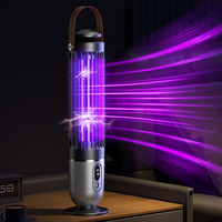 Lampe anti-moustiques portable à choc électrique UV suspendue en intérieur, écologique en ABS, avec une couverture de 50 à 100 m
