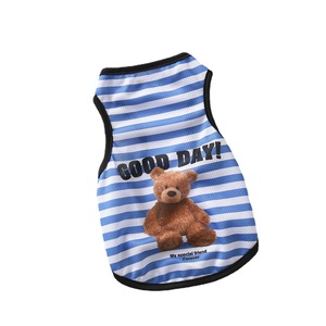 Chaleco para Mascotas con Diseño de Rayas, Transpirable, de Poliéster, Ropa para Perros y Gatos, para Todas las Estaciones - Product Image 5