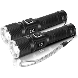 Linternas LED Recargables de Alta Potencia 30W al por Mayor, Linterna Táctica USB Tipo-C de 1000M de Alcance - Product Image 1
