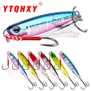 Cross Border Vibra <b>Lure</b> Jig 15g 20g 30g 40g Double Hooks Artificial Bait for Bass Mandarin <b>Fish</b> Blackfish Sea Bass - Product Image 3
