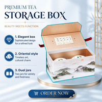 Personnalisation de boîte-cadeau de produit haut de gamme, boîte d'emballage de poignée de thé, personnalisation de boîte-cadeau de coquille dure