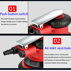 전문가용 5인치 DIY 목공용 오실레이팅 벨트 샌더 10,000RPM 고효율 고운 입자 후크 앤 루프 샌더 - Product Image 3