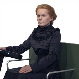 Mannequin réaliste grandeur nature de <span class=keywords><strong>physicienne</strong></span>, collection d'art de qualité exposition pour musée scientifique, forte durabilité - Product Image 1