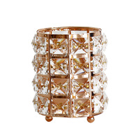 Brillant Cristal Cosmétique Stylo Brosse Pot Ongles Brosse Conteneur Porte-Brosse À Ongles