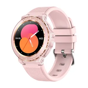 2023 Smartwatch BT 전화 심박수 혈압 숙녀 IP68 방수 1.2 인치 라운드 스크린 여자의 스마트 시계 MK60