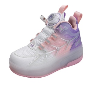 2025 nouvelles chaussures de Sport pour enfants garçons filles chaussures de skate lumineuses à <span class=keywords><strong>LED</strong></span> baskets d'extérieur à roue unique - Product Image 2