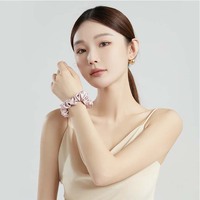 Soie grand cercle de cheveux Girly rond cordon de cheveux cordon de tête élégant vent banlieue queue de cheval accessoires de cheveux