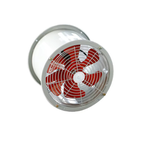 Ventilateur d'extraction électrique industriel portable à flux axial, petit extracteur d'air rectangulaire pour conduits