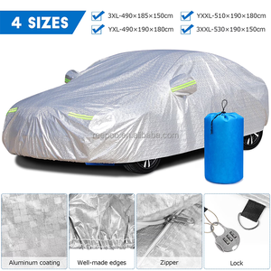 Funda para Coche de Aluminio Engrosado con Tiras Reflectantes, Anti-Nieve, Impermeable, Antipolvo, Universal para Exteriores - Product Image 6