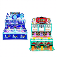 Machine de tir d'arcade à monnayeur pour enfants, thème chien et ours, équipement de divertissement métallique à un joueur pour centres commerciaux