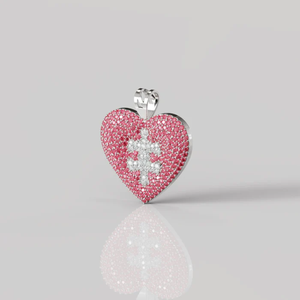 Pendentif l'Éternité de mon Cœur - Collier puzzle en argent sterling célébrant l'amour véritable à jamais pour les amoureux - Product Image 4