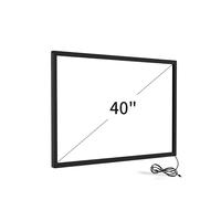 Personnalisé 32 "42" 55 "65" 20 Points Écran Tactile Infrarouge IR Cadre Tactile pour Interactif Multi Touch