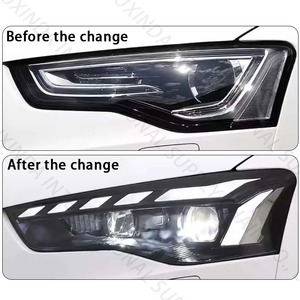 Pour <span class=keywords><strong>Audi</strong></span> <span class=keywords><strong>A3</strong></span> 2013-2016, kit de modernisation de phares à LED, une touche de bleu, <span class=keywords><strong>feux</strong></span> de jour, double lentille, <span class=keywords><strong>feux</strong></span> de route, 13-16 - Product Image 3