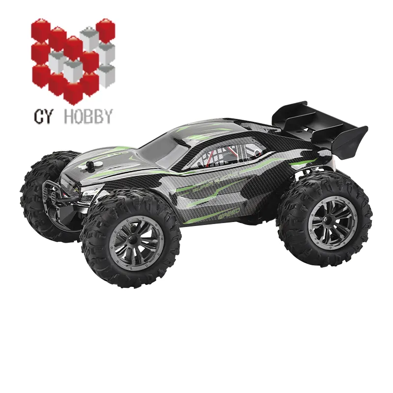 Mainan truk hiu RC 1/18 2.4G mobil Remote Control hiu berkecepatan tinggi mainan pengendali Radio anak-anak